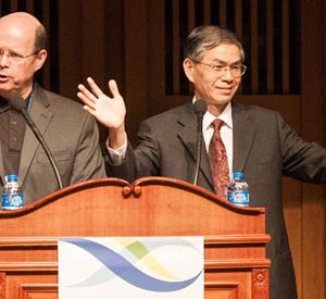 Simbolički trenutak tijekom okupljanja Kineza u Seoulu